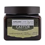 Arganicare Natural Organic Castor Oil & Argan Oil deep conditioning hair mask enriched with shea butter. Strengthening, hydrating & restorative treatment for dry, damaged and colored hair 16.9 Fl.Oz.