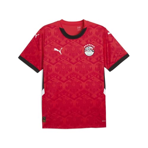 PUMA Mens EFA Home Crew Neck Short Sleeve Jersey Casual - Red - Size L