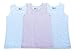 Trimfit Little Girls' Scoopneck Undershirt 100 Percent Combed Cotton 3-Pack, Multi, X-Small