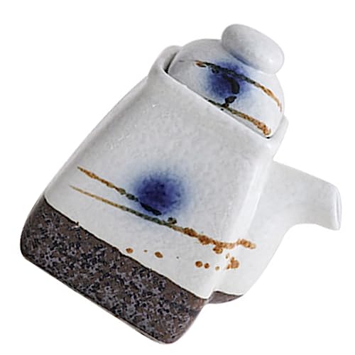 KICHOUSE Olla Para Salsa De Soja Estilo Japonés Botella Para Licor Aceite Dispensador Industrial De Jarabe De Alcohol Condimentos Grasa De Barra Vinagre Decorativas