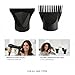 Dranvsok Universal Hair Dryer Nozzle 2 Pack - Concentrator Attachment & Comb Diffuser for Blow Dryer, Flat Nozzle & Styling Tool Fits Most Hair Dryers（outer diameters of 1.69-1.77in）