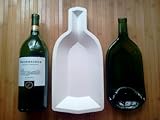 Stoneware 1.5L Wine Bottle Slumping Mold