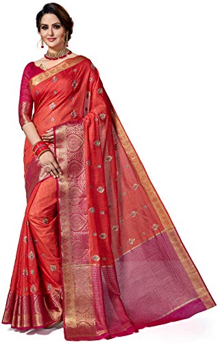 Image of MSRETAIL Silk Saree with Blouse Piece