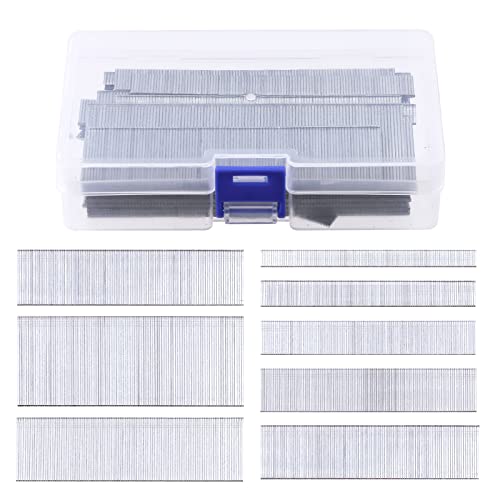 Keadic 4000Pcs 8 Sizes 18 Gauge Brad Nail Assortment Kit