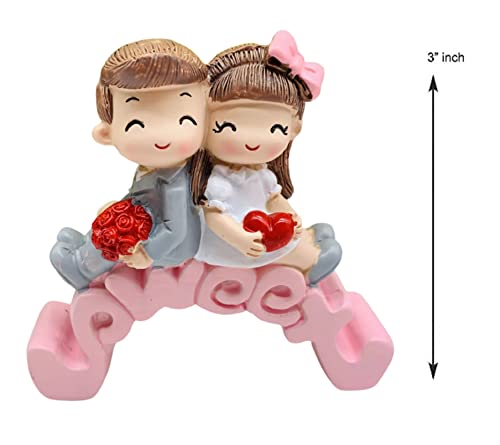Image of AUGEN Polyresin Love Idol Statue Showpiece for Home Decor Decoration and Gifting (7532-C6, 9cm)