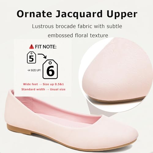 Image of Women's Ballet Flats Shoes Comfortable PU Leather Dress Slip on Shoes Teacher Business Casual