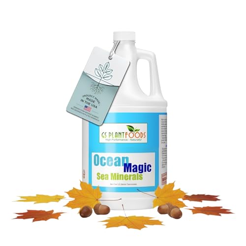 GS Plant Foods Ocean Magic Liquid Fertiliser, Liquid Plant Food for Mineral Health Improvement, Sea Minerals for Lawn, Turf, Gardens & House Plants