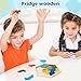3 otters Wooden Puzzles for Kids, Educational Brain Teaser Game, Shape Sorting Board with Guide Book, Montessori Learning Toys