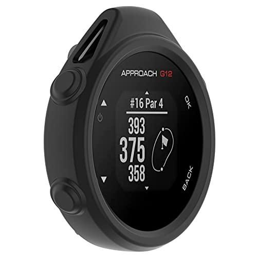 Funda de silicona Garmin Approach G12 protectora LOKEKE negra 3