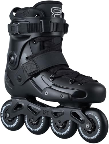 FR Skates - FRX 80 Black - Adult Urban Inline Skates (41 EU / 8 US)