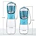 Cibaabo Dog Water Bottle with Food Container, Travel Puppy Water Bowl, Portable Pet Dispenser, Dog Stuff Accessories Items, Puppy Essentials Necessities for Yorkie Chihuahua Cat Walking and Hiking