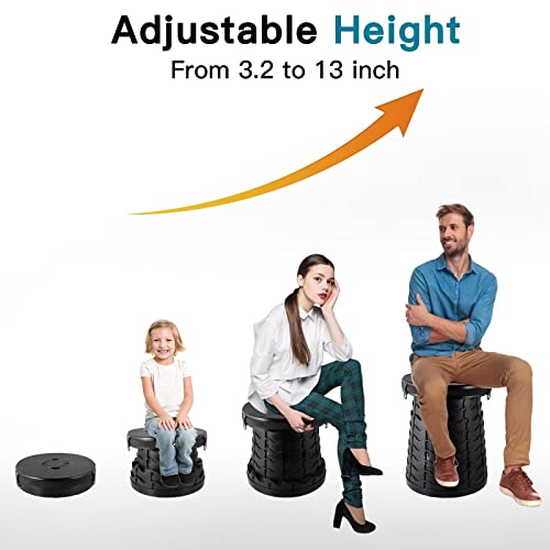 Tabeskly Camping Toilet Portable, Folding Portable for Adults Luggable Camper Festival Caravan Port Loo Campervan Car Travel Cassette Portaloo Composting Chemical Commode - Image 2