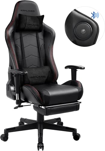 Sillas Gaming Reposapies Negro Marca GTPLAYER