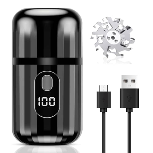 Mini Afeitadora Eléctrica, Portátil Afeitadora...