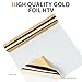 HTVRONT Gold Chrome Heat Transfer Vinyl - 12