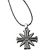 MEETCUTE Far Cry 5 Necklace Metal Eden Gate Necklaces Pendants Rope Pendant Chain Cult Sunflower Halloween Cosplay Accessory