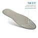Sof Sole mens Memory Plus Comfort Full-length Insole, Grey, 7 13 US