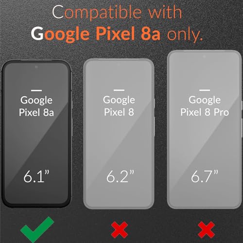 Coque robuste Google Pixel 8A anti-chute avec couche sécurisée et holster - 2
