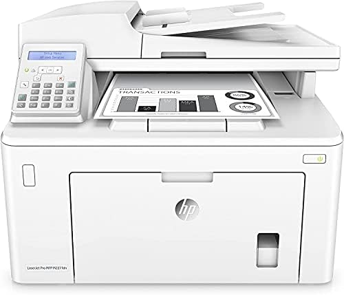 HP LaserJet Pro MFP M227fdn G3Q79A, Impresora Láser Multifunción, Imprime,  Escanea, Copia y Fax, Ethernet, USB 2.0 de alta velocidad, HP Smart App,  Apple AirPrint, Panel de Control LCD, Blanca – PREYCA