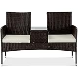 Merax Poly Rattan Garten Möbel Set Balkon Wohnzimmer - 10