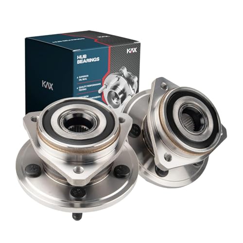KAX 513084 1PC Front Wheel Bearing and Hub Assembly fit for 1990-1995,1997-1999 Jeep Wrangler,for 1990-1999 Jeep Cherokee,for 1993-1998 Jeep Grand Cherokee,5 Lug