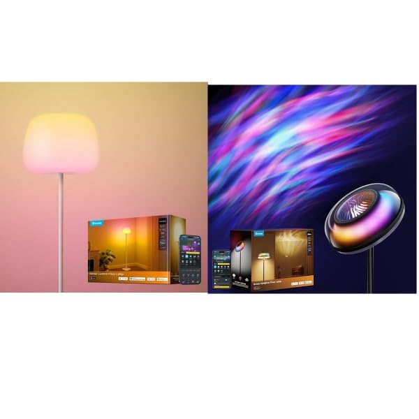 Image of Govee Uplighter Floor Lamp Bundle Lantern Floor Lamp