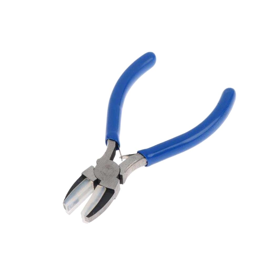 Dzugpbvhv Blue A Flat Nose Pliers With Double Nylon Jaw Compatible With Jewelry Making Craft Diy Tools(Blue A)
