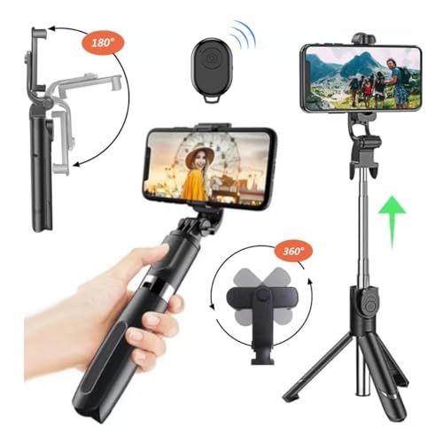 Bastão Tripé Mini Celular 360 Pau de Selfie Bluetooth