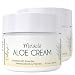 Miracle Aloe Vera Moisturizing Cream Face and Body Moisturizer Lotion Day and Night Hydrating Soothing Skin Care for Dry, Aging, Sensitive Skin, Eczema, Psoriasis for Men and Women 2 Pack By Deluvia