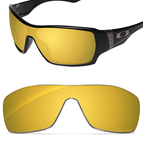 Image of Performance Replacement Lenses Compatible with Oakley Offshoot OO9190 Polycarbonate Polarized Etched-Golden Yellow