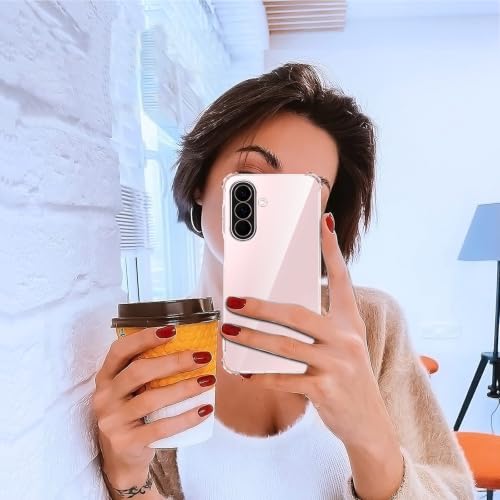 Image of Glaxx Designed Compatible with Samsung Galaxy F70 Pro /M47 /A27 Back Cover Case Soft Silicone Back Case Cover Compatible with Samsung Galaxy F70 Pro /M47 /A27 (Transparent)