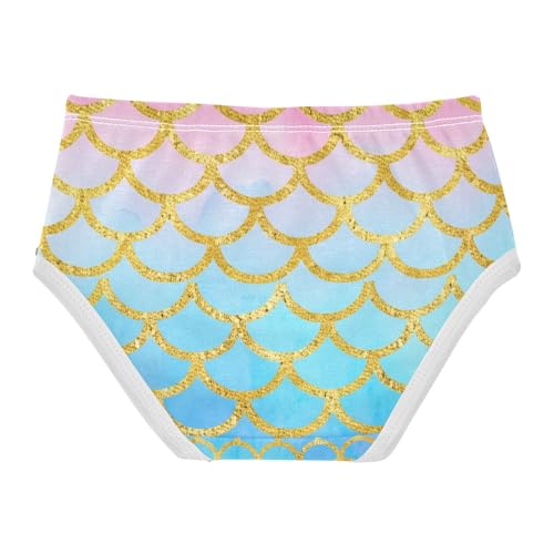 Pink Blue Mermaid Scale Toddler Girls's Underwear 2T 202c17412