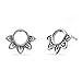 Boma Jewelry Sterling Silver Balinese Filigree Circle Stud Earrings