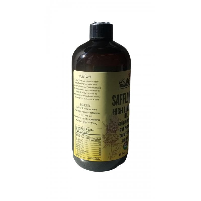 Miniatura 4 de Esutras Organics Aceite de cártamo, 16 onzas