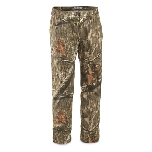 Guide Gear 6 Pocket Camo Pants for Men for Hunting with Cargo Pockets Mossy Oak Country Roots 3XL