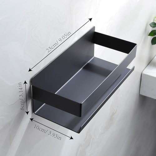Cooeco Duschablage ohne Bohren - 2 Stück rostfreie Badezimmer Organizer, Badregal Ohne Bohren Shampoo Halterung für Dusche