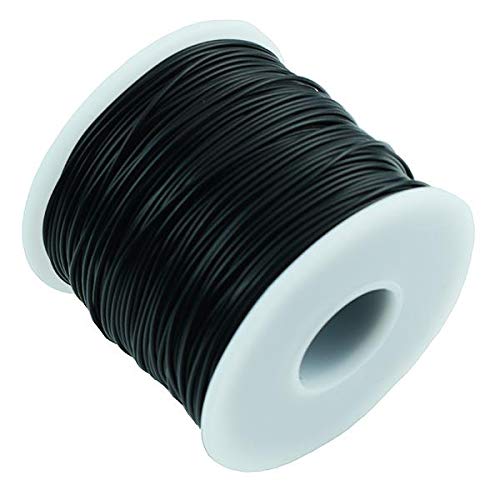 0.25mm² 7/0.2mm Stranded Copper Cable Reel Automotive General Purpose 100M (Black)