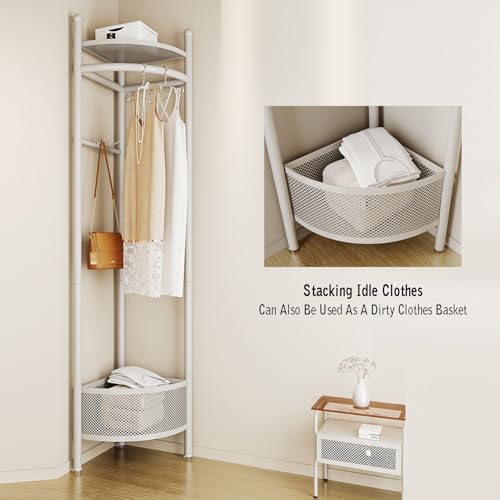 Porte-manteau d'angle pour optimiser les petites entrées encombrées - 6