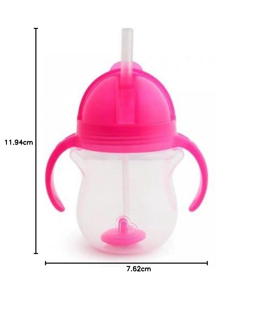 Munchkin Click Lock Taza de arrastre flexible con peso, los colores pueden variar 7 oz