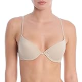 Selene, Sujetador Mujer Escotado, con Aros y Copas Doble Push-Up, Tirantes Multi-Posición, Colección Natalia, Color Tierra, Talla 95B