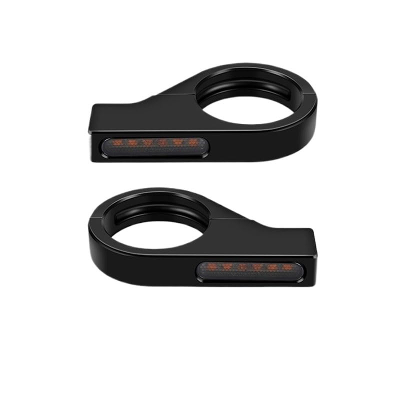 Clignotant LED universel pour moto feu indicateur directionnel 12V orange