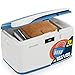 SereneLife Locking Storage Container Bin 8 Gallon Large Capacity - Multifunctional Stackable Storage Tote Deck Tough Box - Durable Plastic Household Organizer Bins with Lid, Combination Lock Security