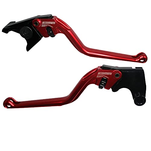 ACCOSSATO Paar rote Hebel für Triumph Speed Triple von 1997 bis 2003 (CC 1050)