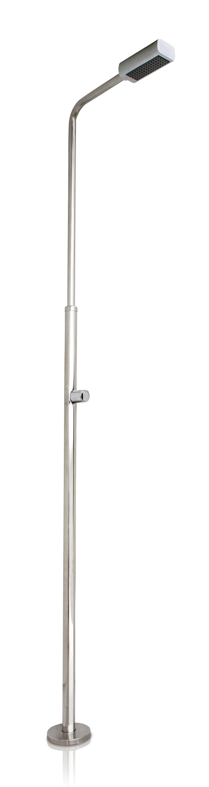 Gre DAI43 DAI43-Ducha Minima, acero inoxidable pulido AISI-304 (diámetro 43 mm), acero inoxidable, negro, grande