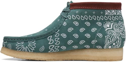 Image of Mens Originals Icon Wallabee Boot Green Paisley 26168803