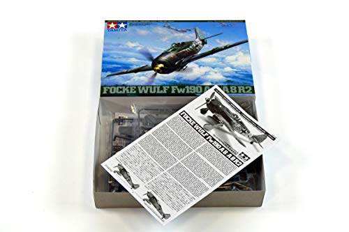 Tamiya 61095 1/48 Focke-Wulf Fw190 A-8/A-8 R2 Plastic Model Airplane Kit #TOP1