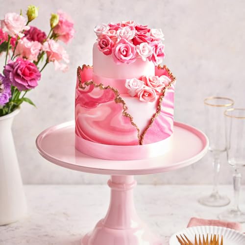 FunCakes Rollfondant Pastellrosa: Einfach zu verwenden, glatt, flexibel, weich und biegsam, perfekt zum Dekorieren von Kuchen, halal, koscher und glutenfrei, 250 g