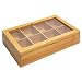 Produktbild Westmark Teebox, mit 8 Fächern, Teatime, Bambus, 28 x 16 cm, 15732260