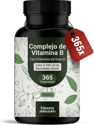 Vitamina B Complex – 365 comprimidos - (1 Año de Suministro)
