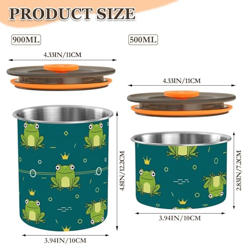 Envase Hermético de Acero Inoxidable para Café 900 ml miniatura 2